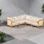 79 " W L-Shaped Patio Sectional Set with Cushions