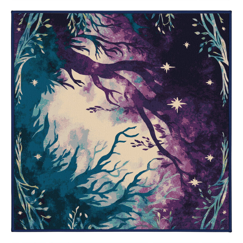 Verdant Twilight Rug, Square 6'