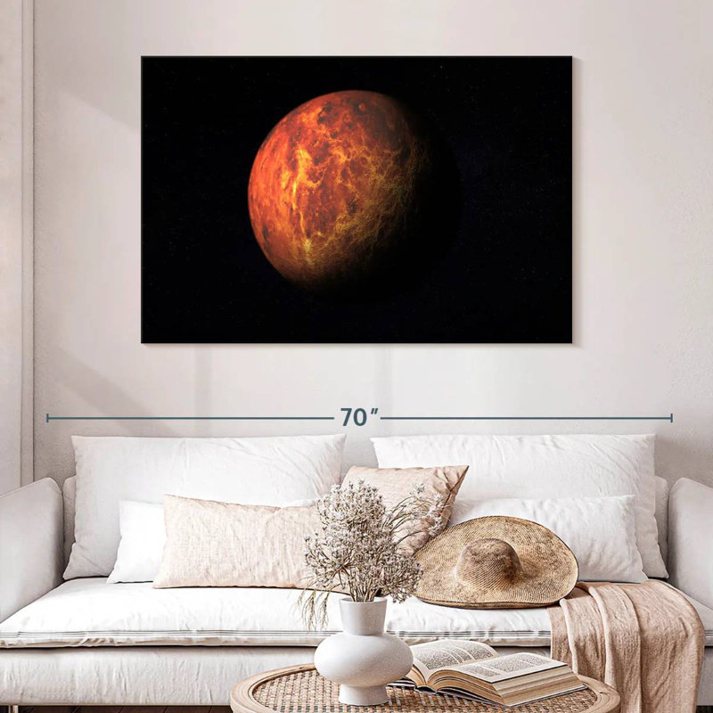 Oberle Planet Mars, 32" H x 48" W