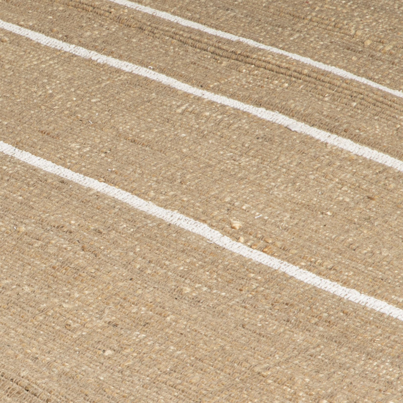 Pondella Striped Hand Woven Area Rug, Rectangle 120 x 180cm