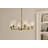 Winslow 6 - Light Steel Dimmable Round Chandelier