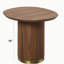 Table d'appoint en bois noyer