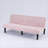 Sofas Couches | 66-Inch Modern Convertible Sofa Bed, Solid Wood Frame, for Living Room Apartment Bedroom | Pink | Corduroy-780469146