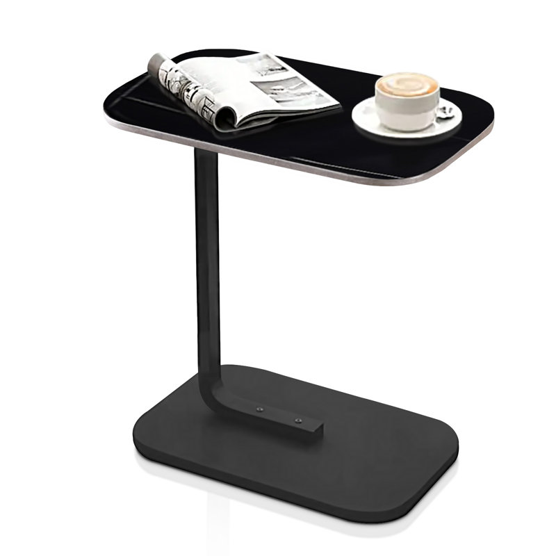 Sled End Table, Black