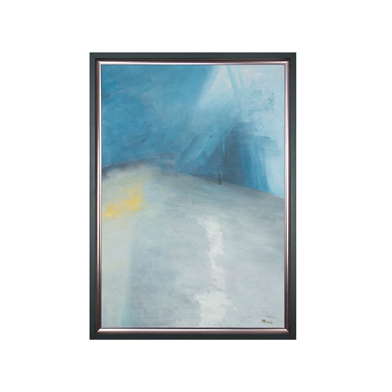 Channel, peinture à l'huile encadrée