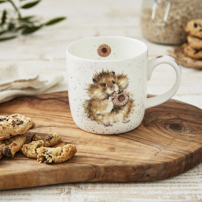 Wrendale Designs, Fine Bone China - Diet Starts Tomorrow (Hamster) Mug