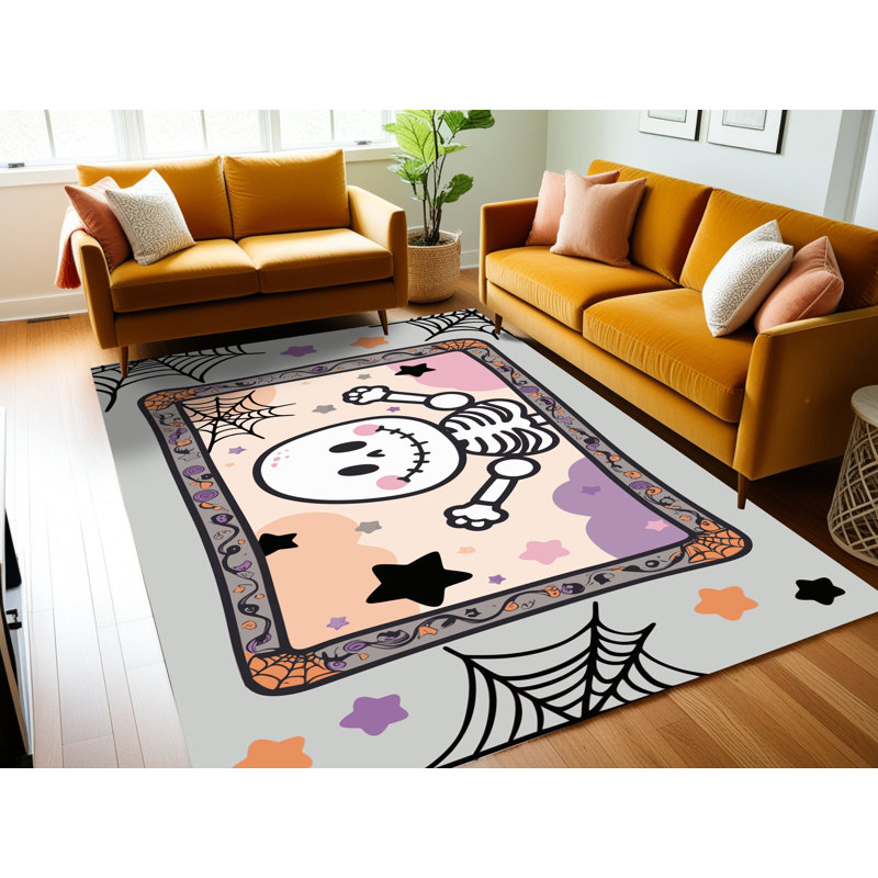 Tapis de Noël lavable The Holiday Aisle®, Rectangulaire 2 pi x 3 pi