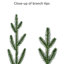 Arbre de Noël artificiel épinette vert 7,5 pi avec 500 lumières H 500 pi