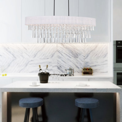 Lustre spectaculaire et unique à niveaux 8 lumières Chenai