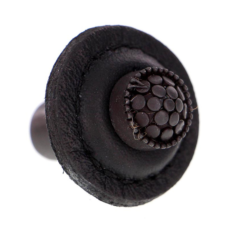 Tiziano Mushroom Knob, Oil-Rubbed Bronze, Black