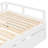 Extending Wooden Daybed with Trundle, White Finish-763770594