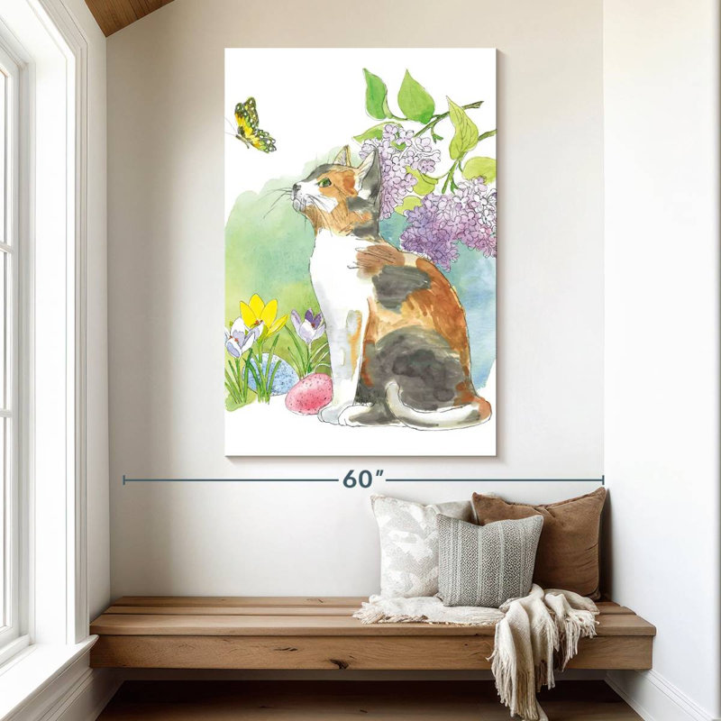 Chatons de Pâques Brampt II, H 51 po x l 34 po