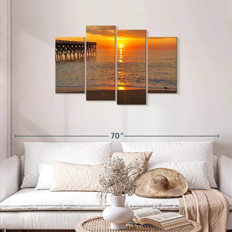 Aletra Wrightsville Beach At Sunset, 27" H x 43" W