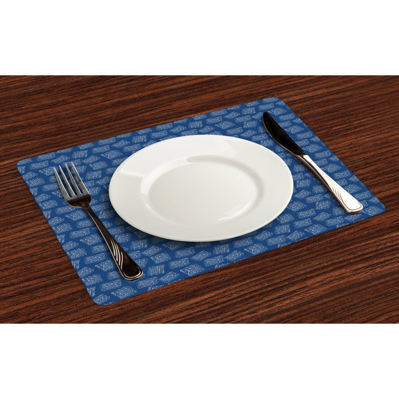 Polyester Abstract Rectangle Placemat