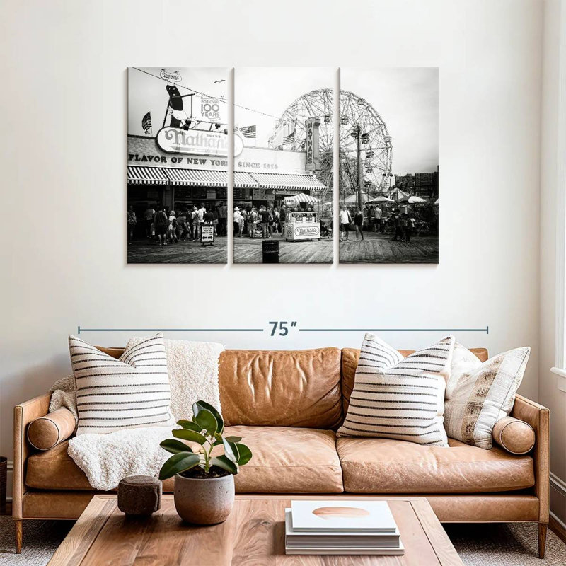 Sironey Boardwalk, Coney Island, H 36 po x l 57 po