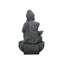 Fontaine de Bouddha assis 32 "avec DEL blanches