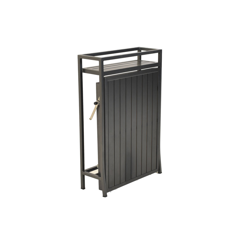 Anabeth Rectangular Metal Folding Outdoor Balcony Table , 90cm W 60cm D
