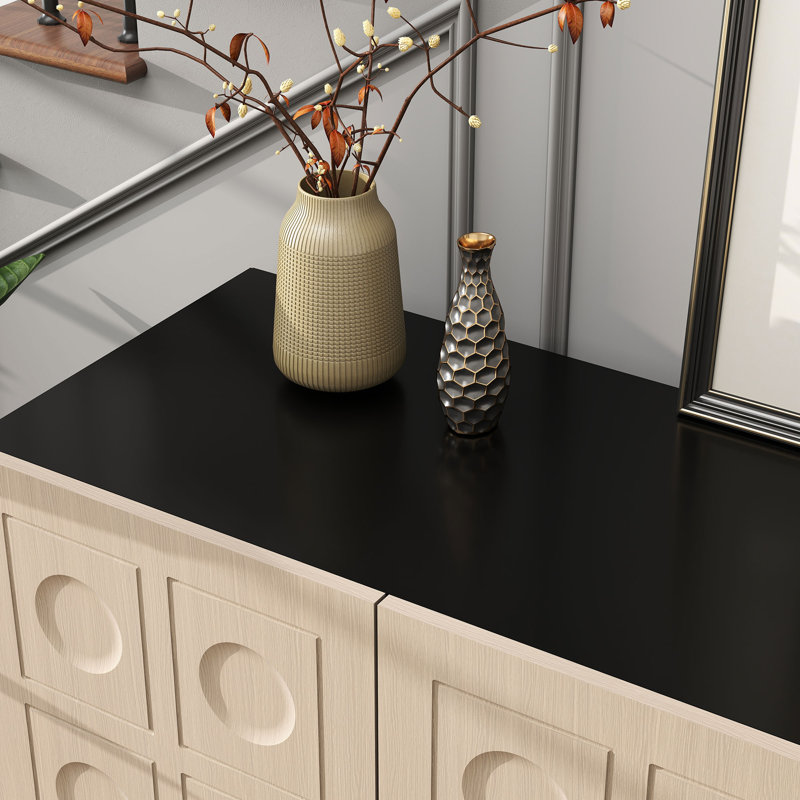 Grande armoire 63 "avec tablettes réglables 63", Chêne