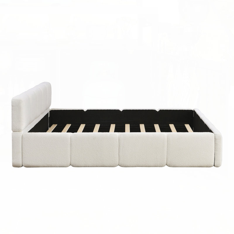 Lit plateforme tapissier Luxurious