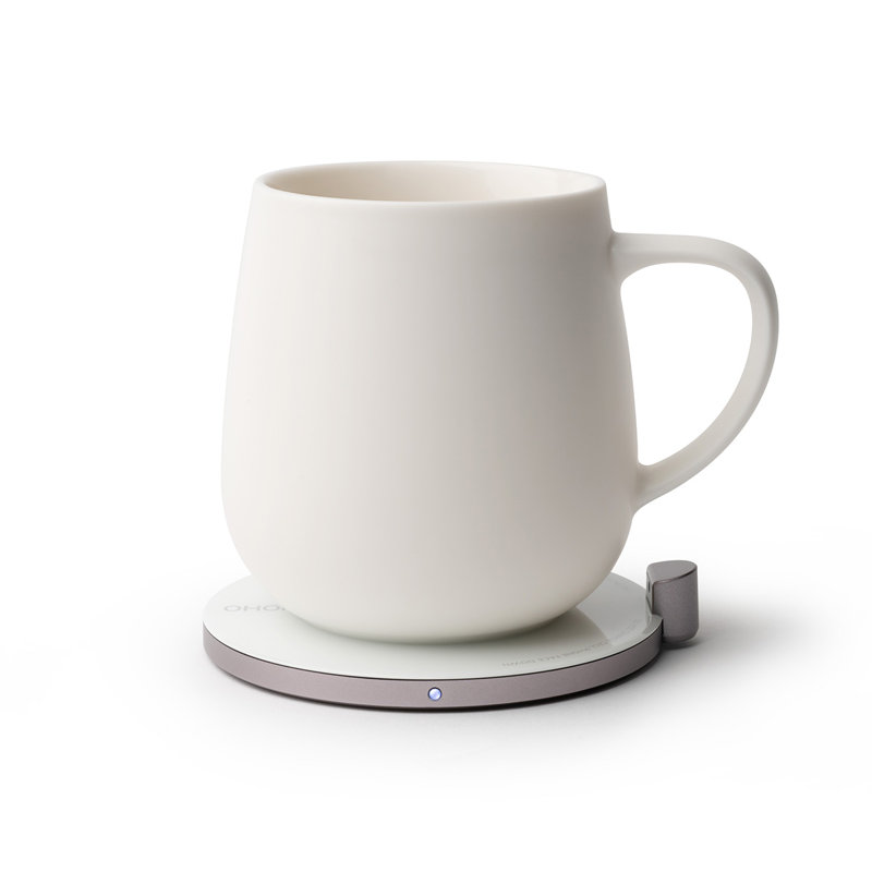 Ui Self-Heating Mug Set - Jasmine White, White