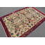 Tapis turc rétro de style anatolien beige / rouge