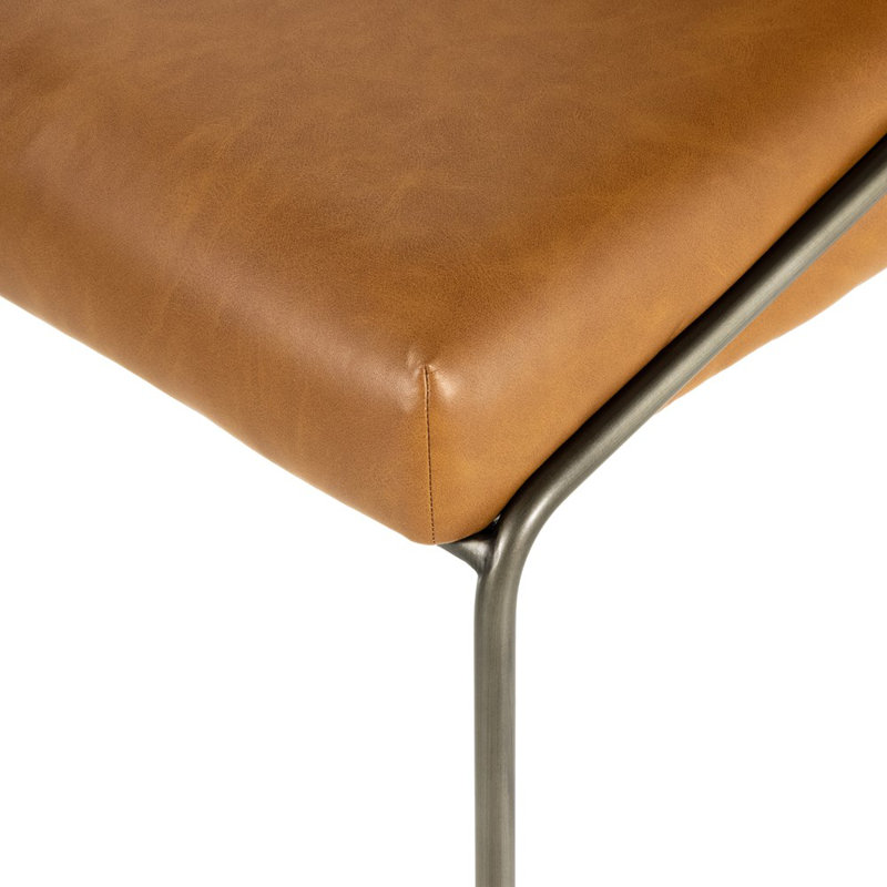 Astrud Upholstered Dining Chair, Sierra Butterscotch Faux Leather