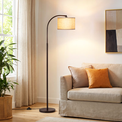 Lampe sur pied arquée 63 po Kjeld