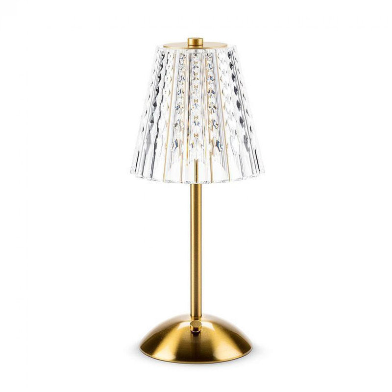 Lampe de table en acrylique Terie, Or