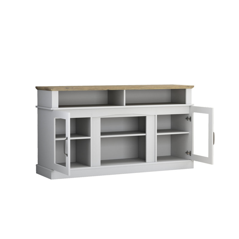 58.27'' Console Table, White