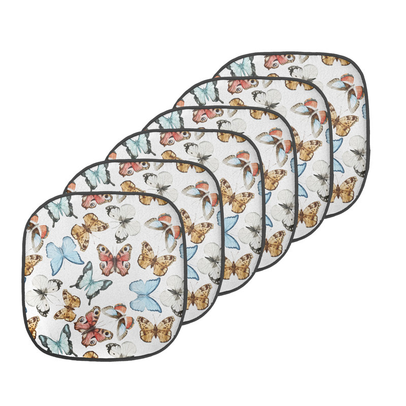 Coussin de siège papillon