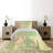 Farmhouse / Country Polyester Floral Coverlet