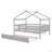 Zhayne Wooden House Bed with Trundle-1451600463-1451600451