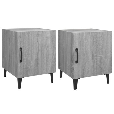 17 Stories Bedside Cabinets 2 Pcs Engineered Wood