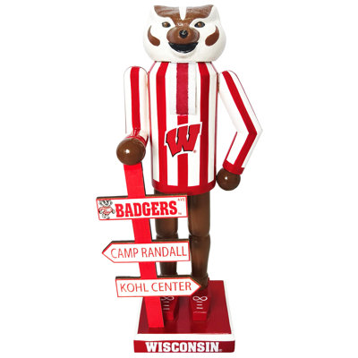 NCAA 12" University of Wisconsin Mascot Nutcracker