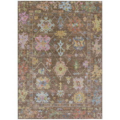 Machine Washable Indoor/Outdoor Leavittsburg ACN2234 Global Rug
