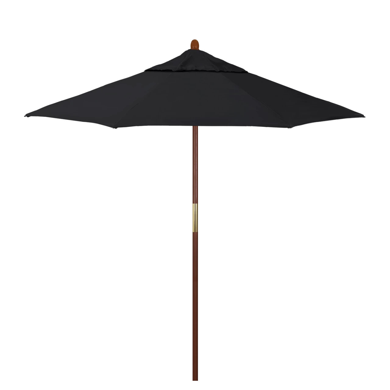 Manford 90'' Sunbrella® Outdoor Umbrella, Canvas Black Sunbrella® Canvas