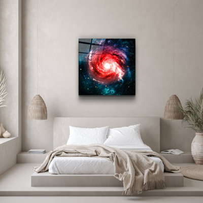 Stunning Decorative Tempered Glass Painting, 19.7 x 19.7 Inches | 100% Tempered Glass, Thickness: 0.16 Inches | UV Printing for Vibrant Colors | Perfect for Home Décor, Living Room or Office Wall Art