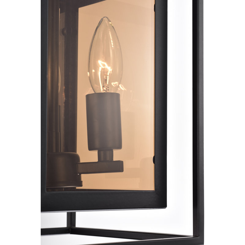 Luminaire suspendu carré / rectangulaire à 3 lumières
