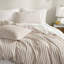 Linen Blend Striped Duvet Cover Set