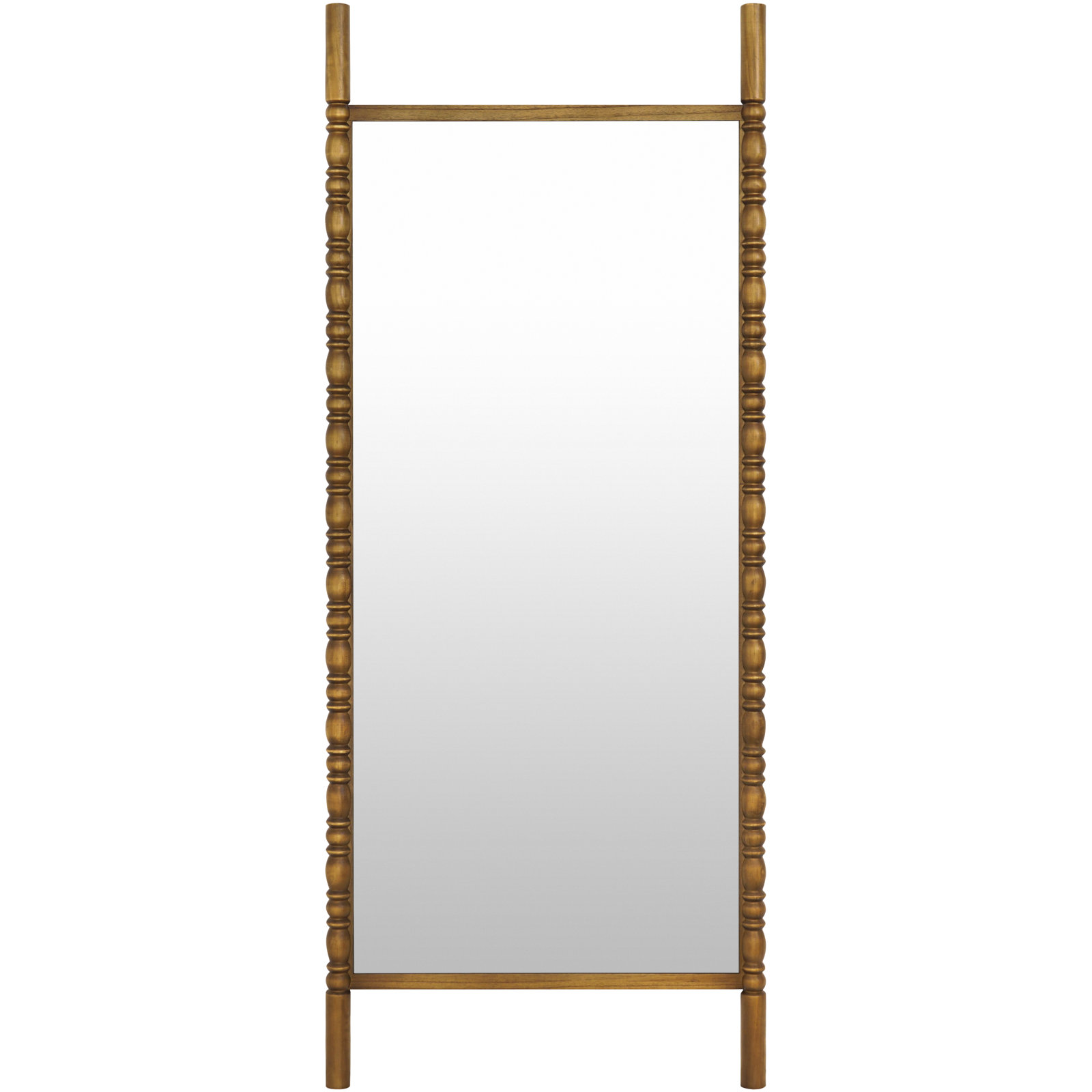 Bennet 30" Full-Length Mirror, 73" x 30", Brown Wood