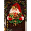 Lighted Santa Head with Gift Bag