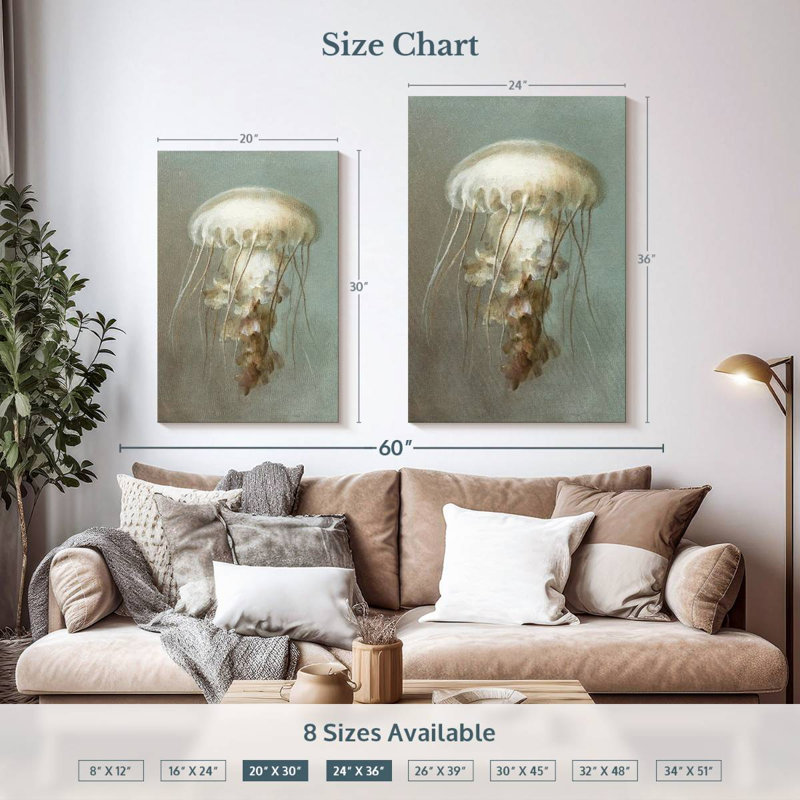 Brampt Treasures From The Sea IV, H 36 po x l 24 po
