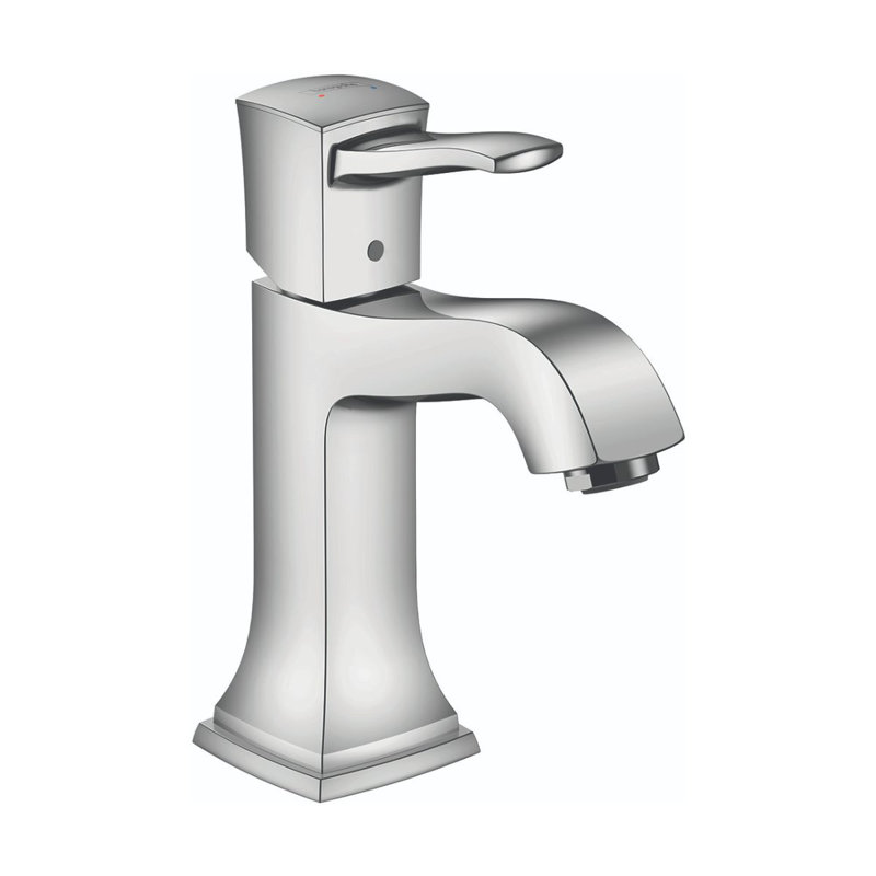 Hansgrohe Metropol Classic Single-Hole Faucet 110 with Drain Assembly, 1.2 GPM, Chrome