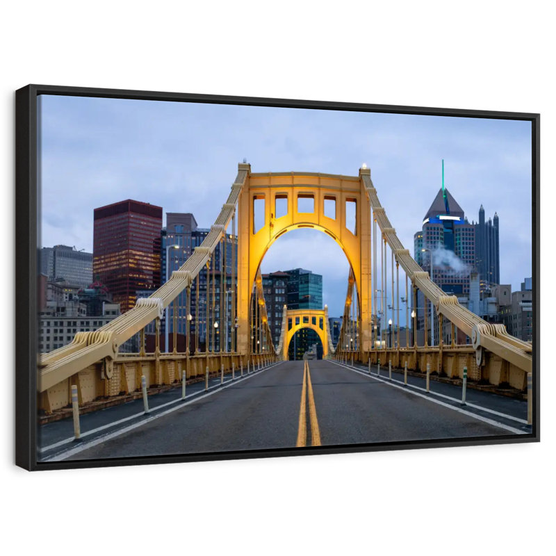 Pont Roberto Clemente, Cadre flottant noir, 13 po x 9 po