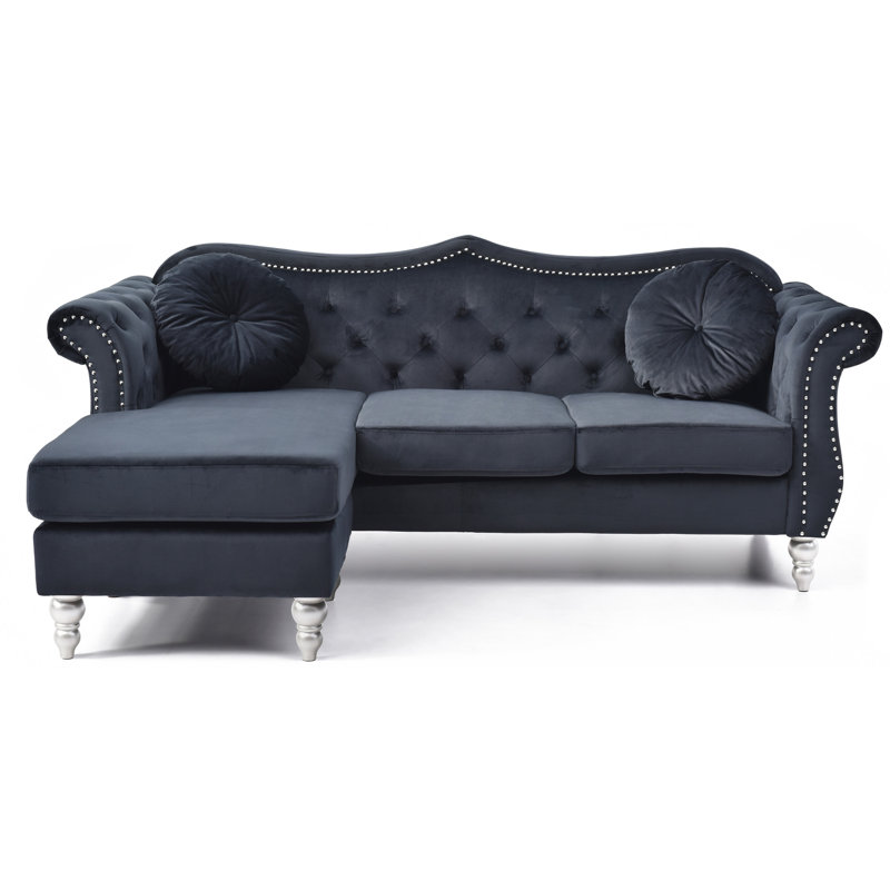 Canapé Glory Furniture Hollywood, noir, Noir