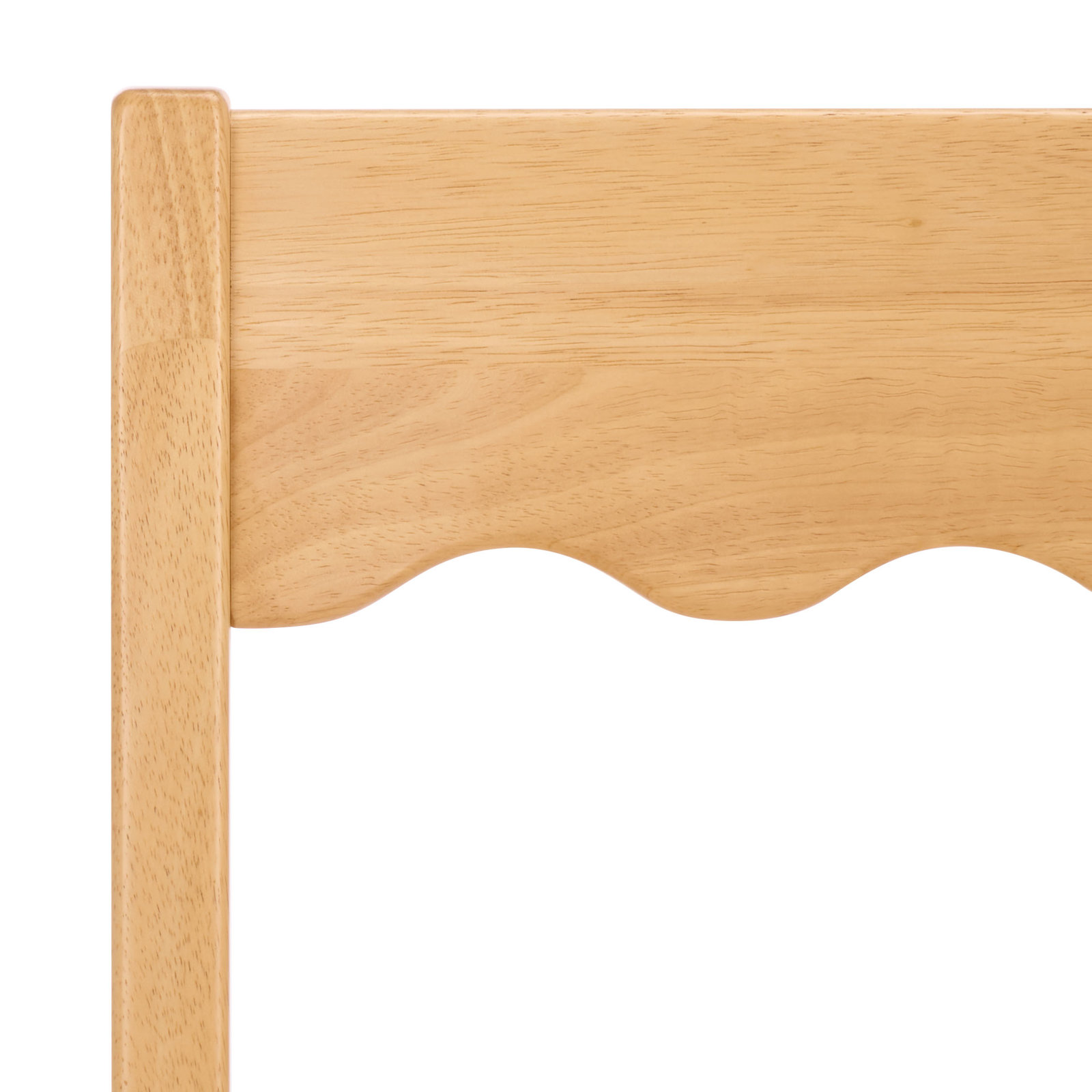 Sandrine Scalloped Dining Chair, Natural