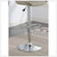 Ensemble de 2 chaises / tabourets de bar réglables en cuir de polyuréthane et chrome-1577018992
