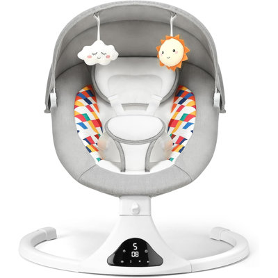Balancelle pour bébé, balançoire Bluetooth avec télécommande