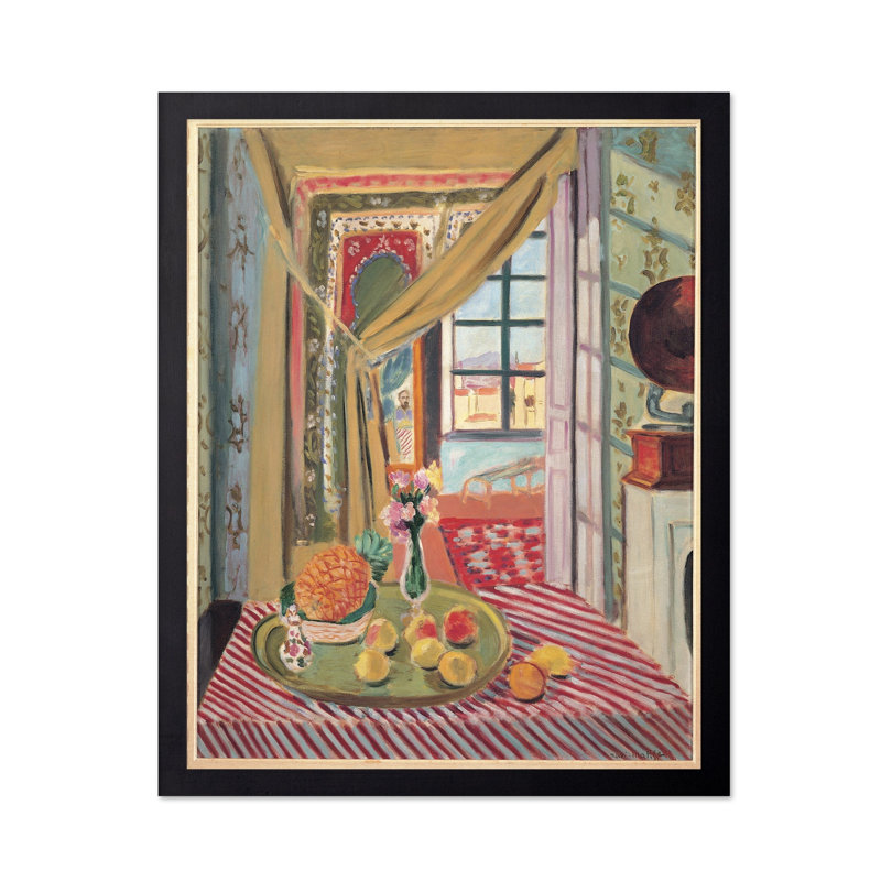 Henri Matisse - Intérieur avec Phonograph No3, Unframed, Poster, 18"H x 24"W