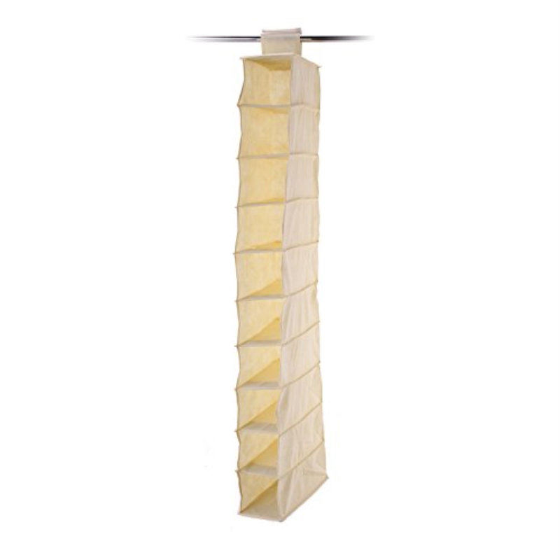 Fabric Hanging Organizer, Cream